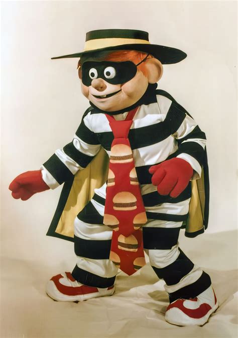 mascot who pursued the hamburglar crossword